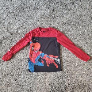 Marvel Spiderman Long Sleeve T-Shirt Size 8